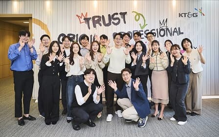 방경만 KT&G 사장과 직원들의 ‘캐주얼 미팅’ 사진