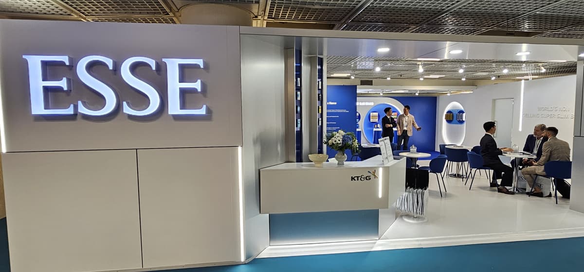 사진은 ‘2025 TFWA World’에 참가한 KT&G 부스 전경.